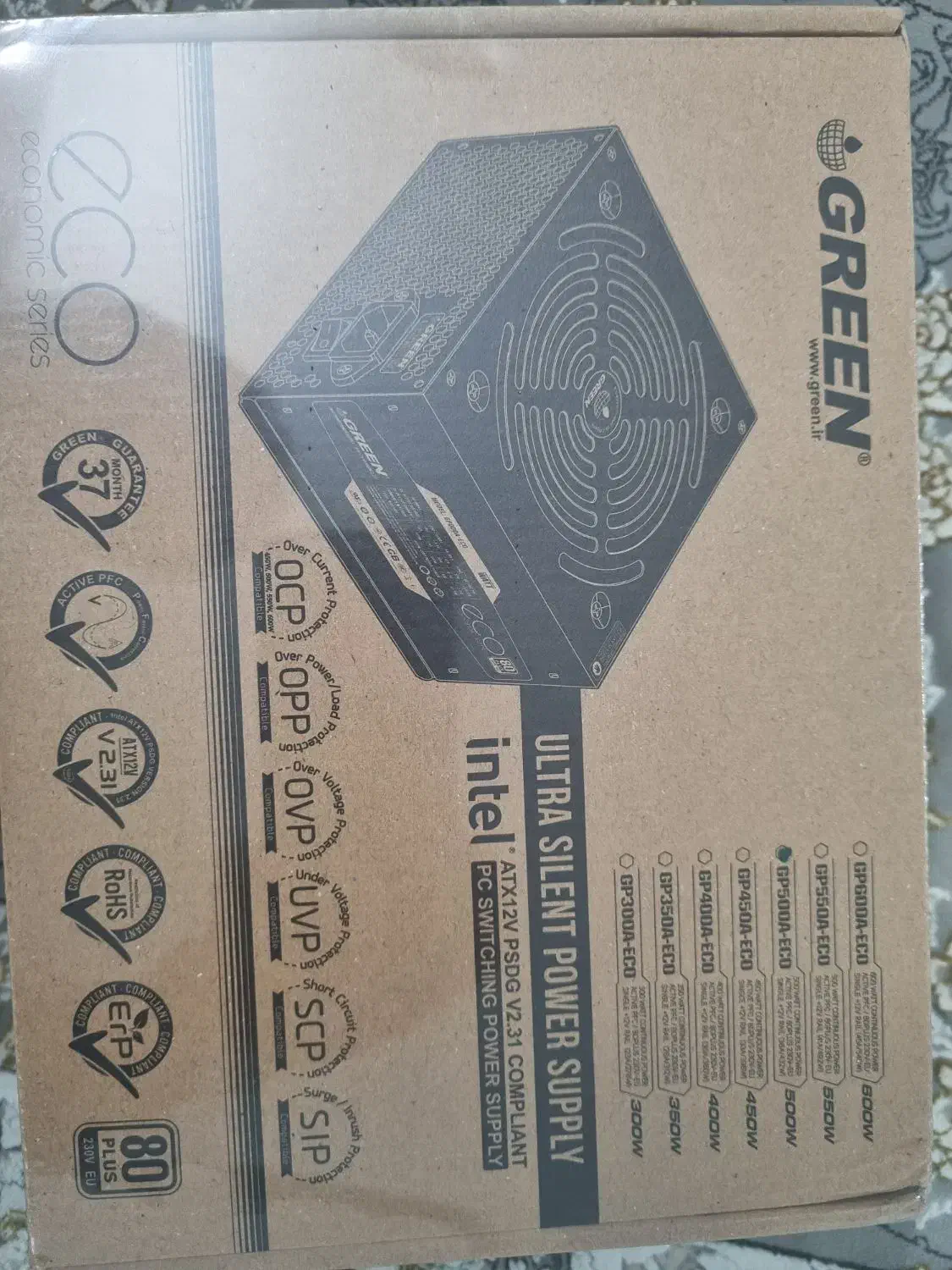 پاور گرین 500w|قطعات و لوازم جانبی رایانه|گلستان (تهران), |دیوار