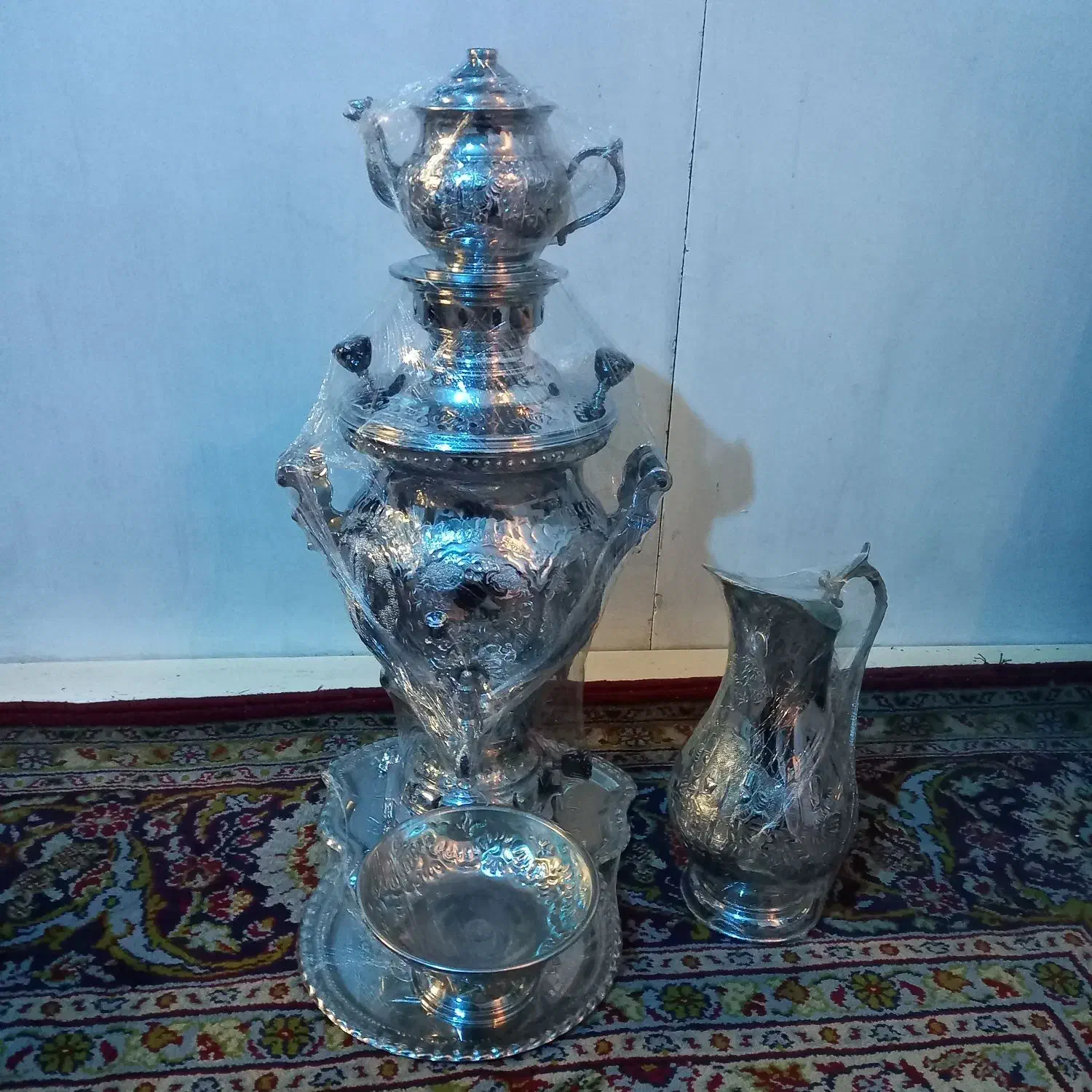 سماور گازی نو مناسب جهیزیه|سماور، چای‌ساز، قهوه‌ساز|مشهد, ایثارگران|دیوار