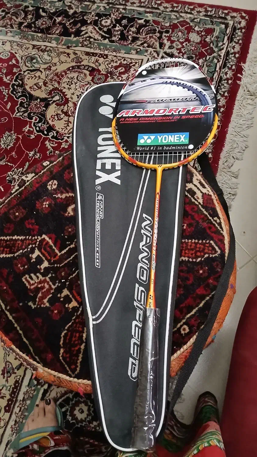 راکت بد مینتون حرفه ای اکبند و راکت معمولی دو عدد|ورزش‌های توپی|شیراز, زرهی|دیوار