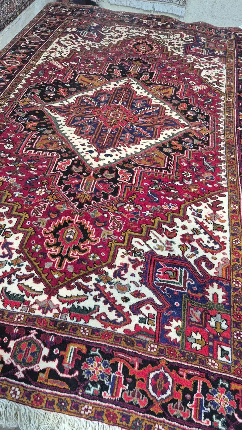 یک جفت فرش ۶ متری دستباف هریس|فرش|کرج, برغان|دیوار