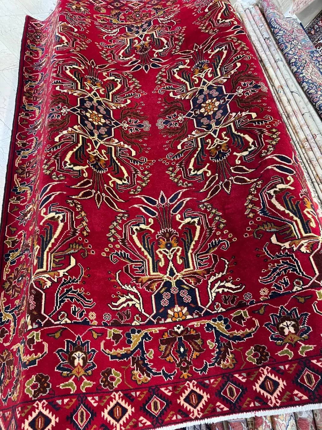 جفت فرش ۵ متری بلوچی کرک دستباف|فرش|تهران, شهرک مخابرات|دیوار