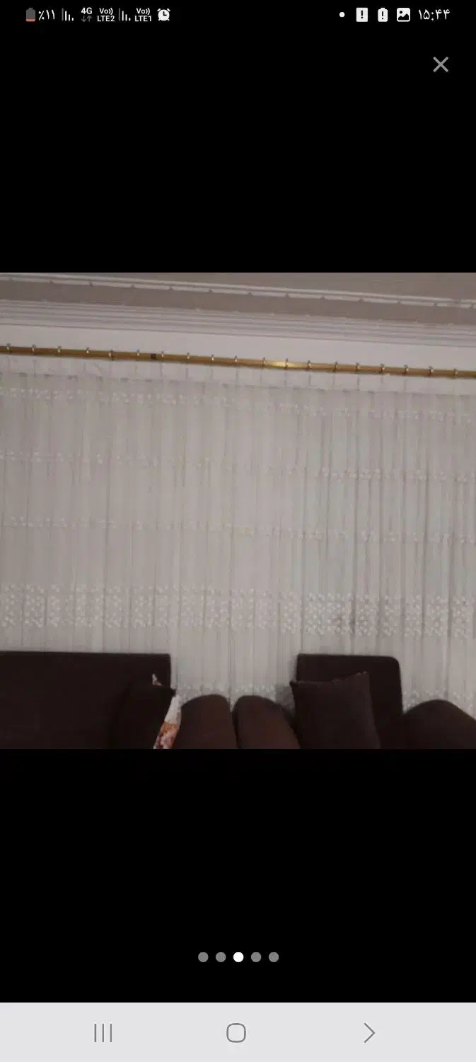 دوعدد پرده اتاق و پذیرایی|پرده، رانر، رومیزی|کردکوی, |دیوار