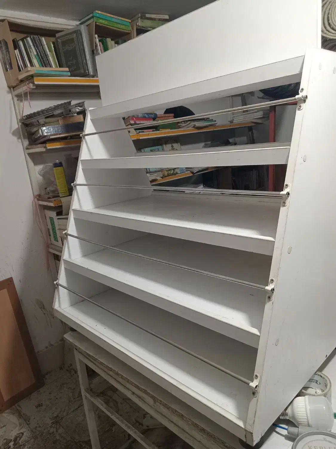 استند کتاب  دو طرفه|کتابخانه، شلف، قفسه‌های دیواری|شهریار, شهریار|دیوار