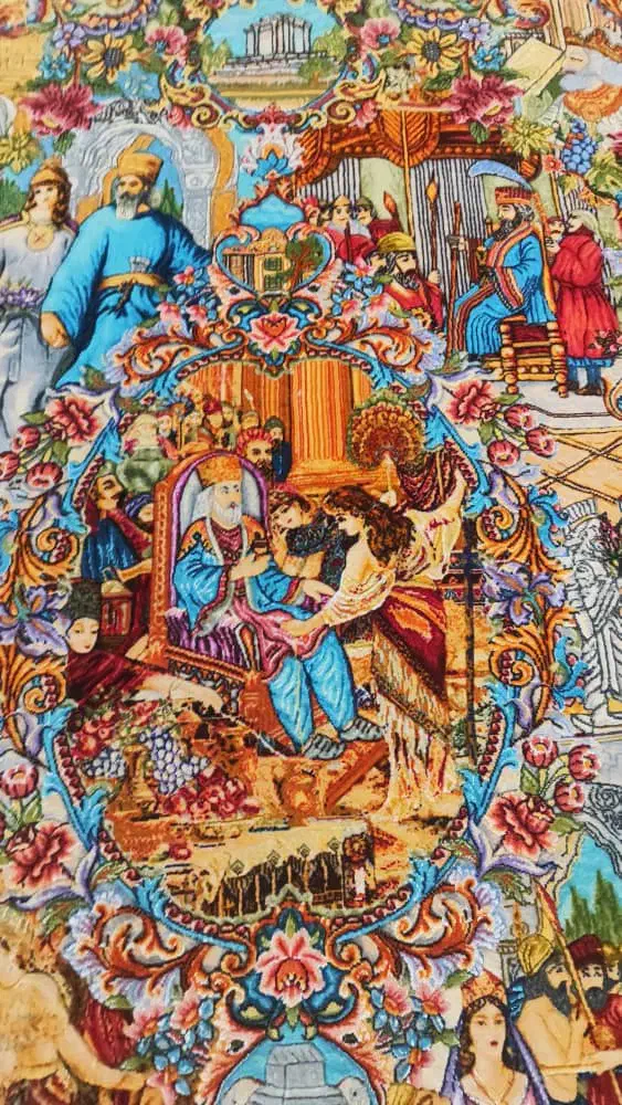 تابلو فرش دست باف سلاطین|تابلو فرش|کرج, عظیمیه|دیوار