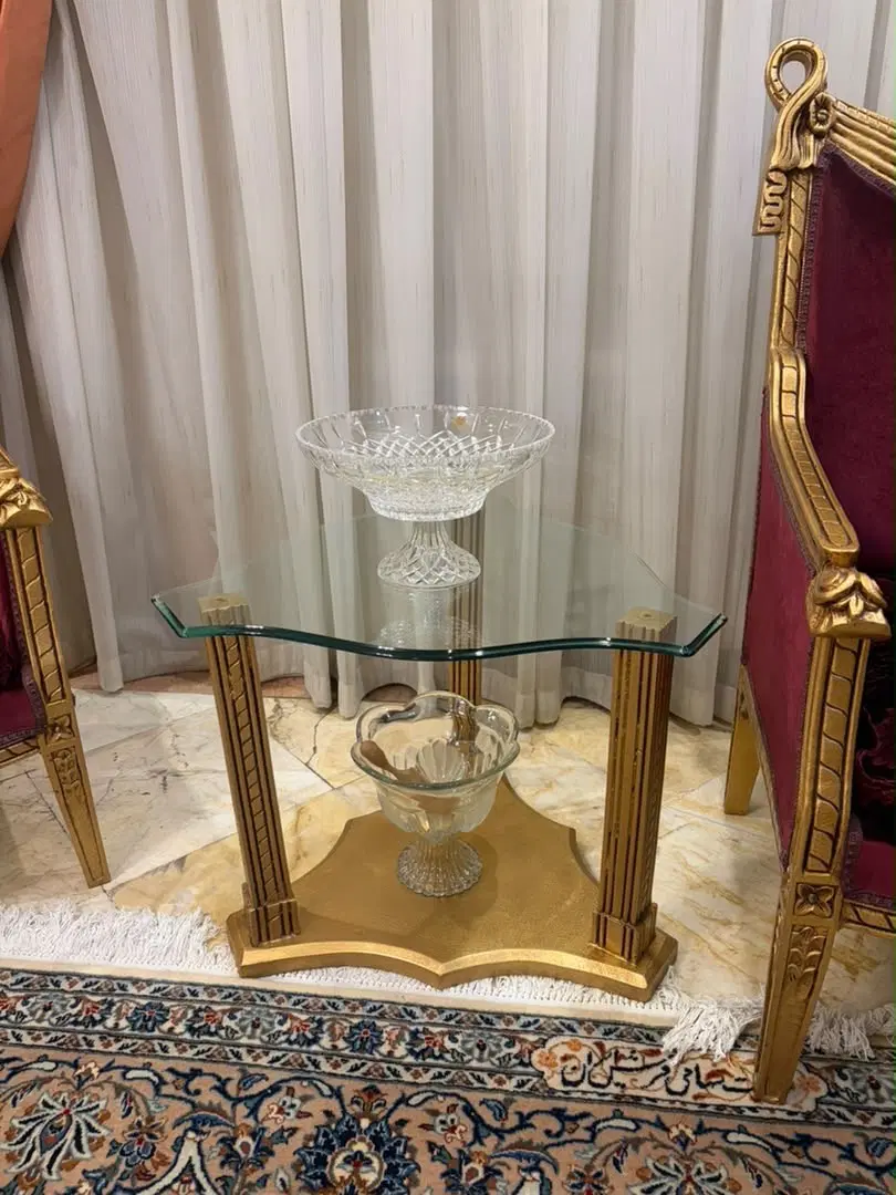 سرویس مبل استیل به همراه میز ناهار خوری|مبلمان خانگی و میز عسلی|تهران, چیذر|دیوار