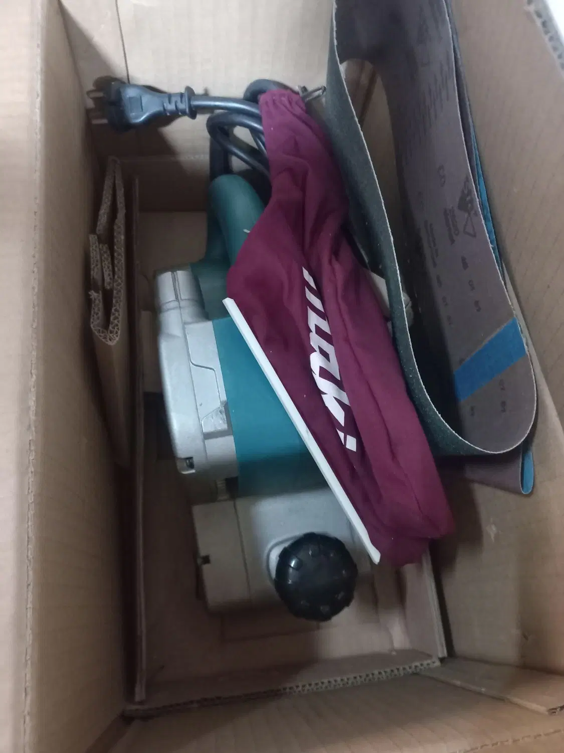 سمباده تانکی غلطکی نواری ماکیتا makita mbs400|ابزارآلات|تهران, شهرک مخابرات|دیوار