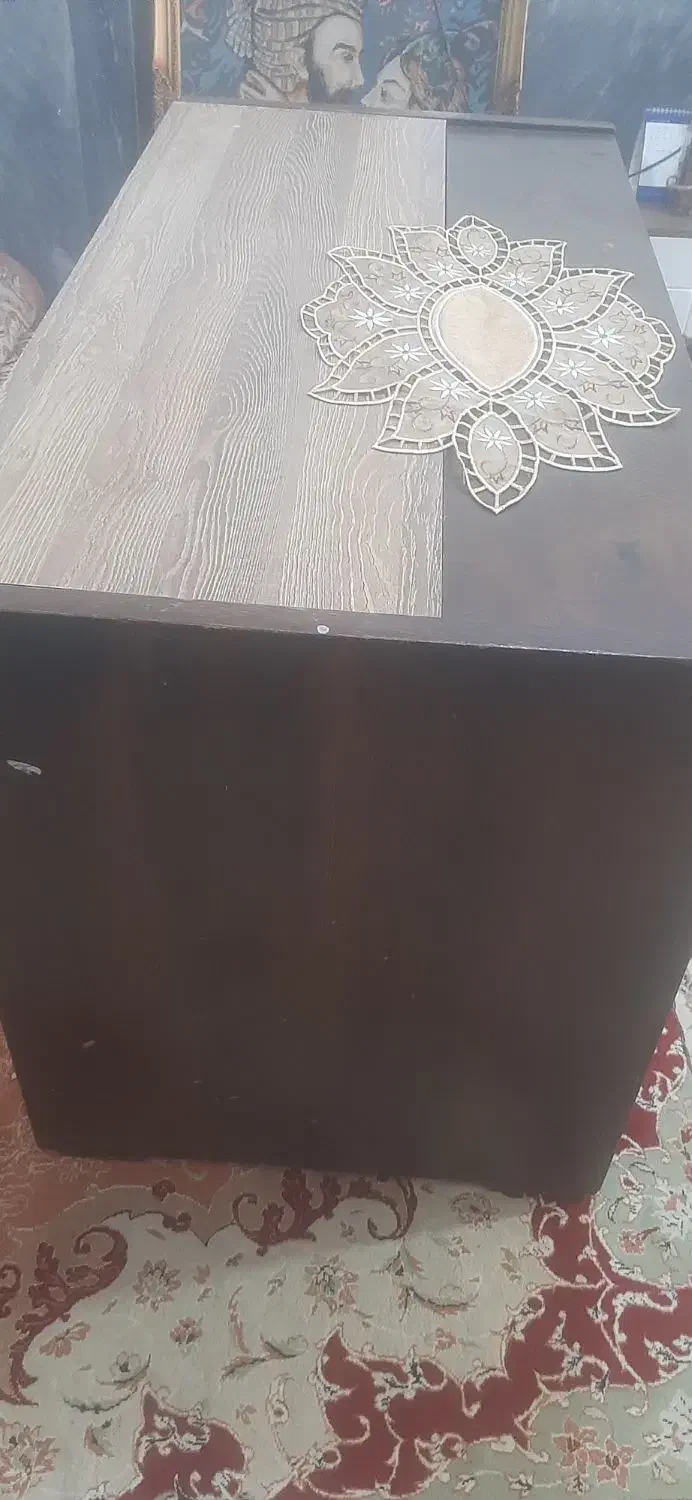 میز فلزی میز چوبی صندلی چرخ دار|میز و صندلی غذاخوری|کلاله, |دیوار