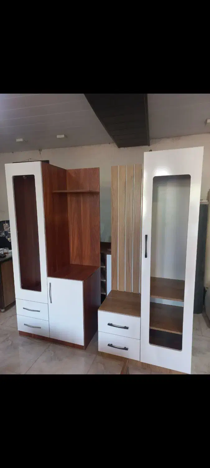 ساخت کمد تخت جاکفشی چهارکشو|جاکفشی، کمد، دراور|قائم‌شهر, |دیوار