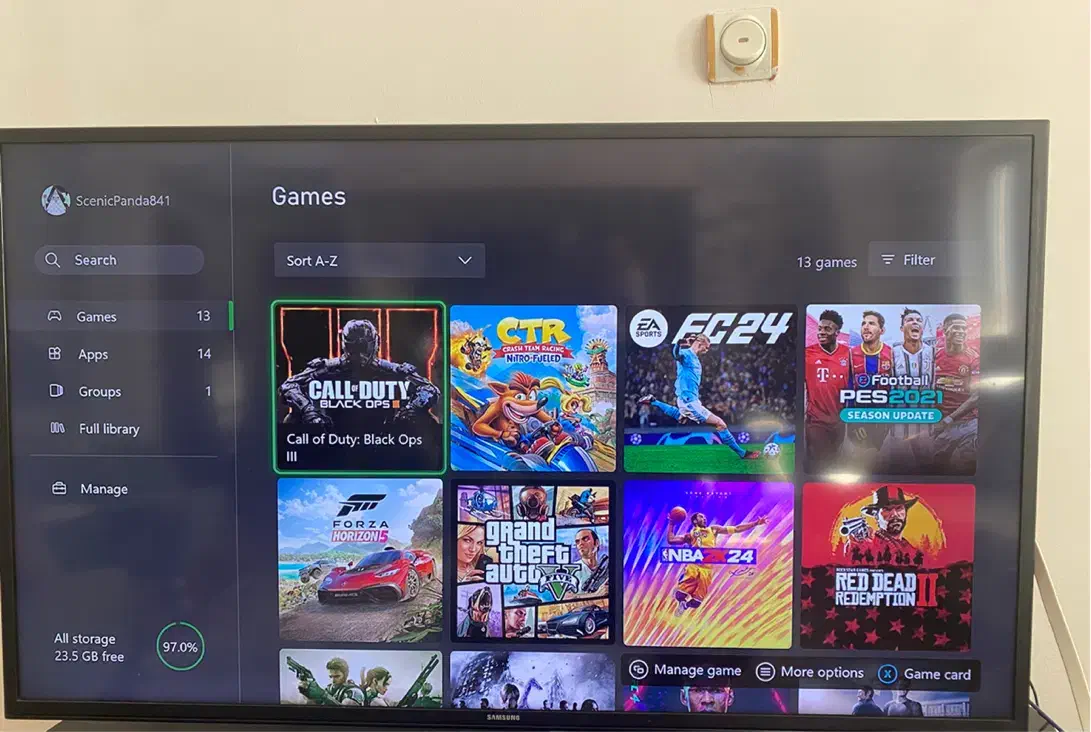 تلویزیون ۴۳ اینچ ۴k سامسونگ|تلویزیون و پروژکتور|رشت, بلوار گیلان|دیوار