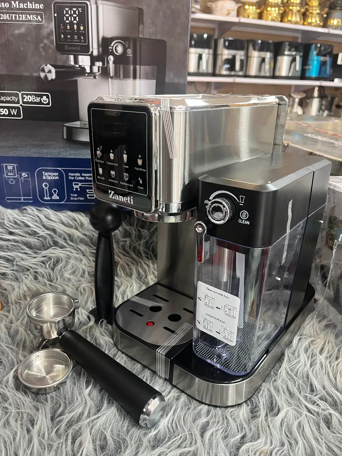 اسپرسوساز مخزن شیردار زانتی / اسپرسو ساز اتومات|سماور، چایساز، قهوهساز|تهران, تهرانپارس شرقی|دیوار