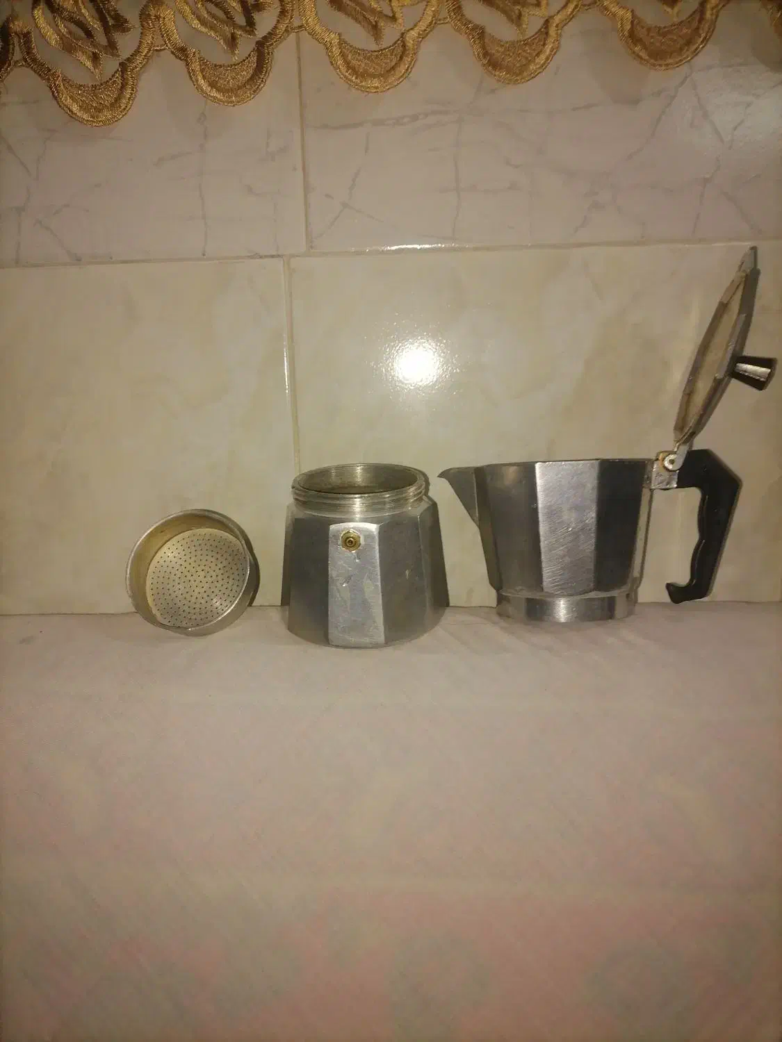 قهوه جوش اصلی 7 کاپ|ظروف پختوپز|قنوات, |دیوار