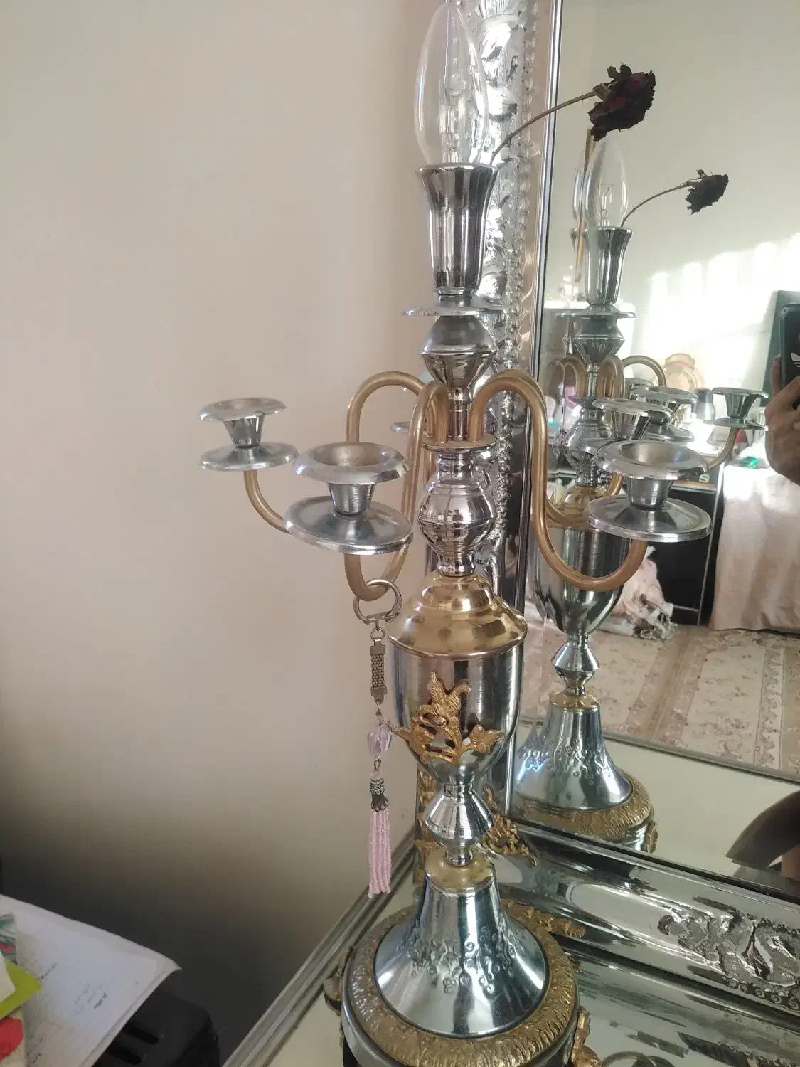 آینه وشمعدان|آینه|مشهد, امیرآباد|دیوار