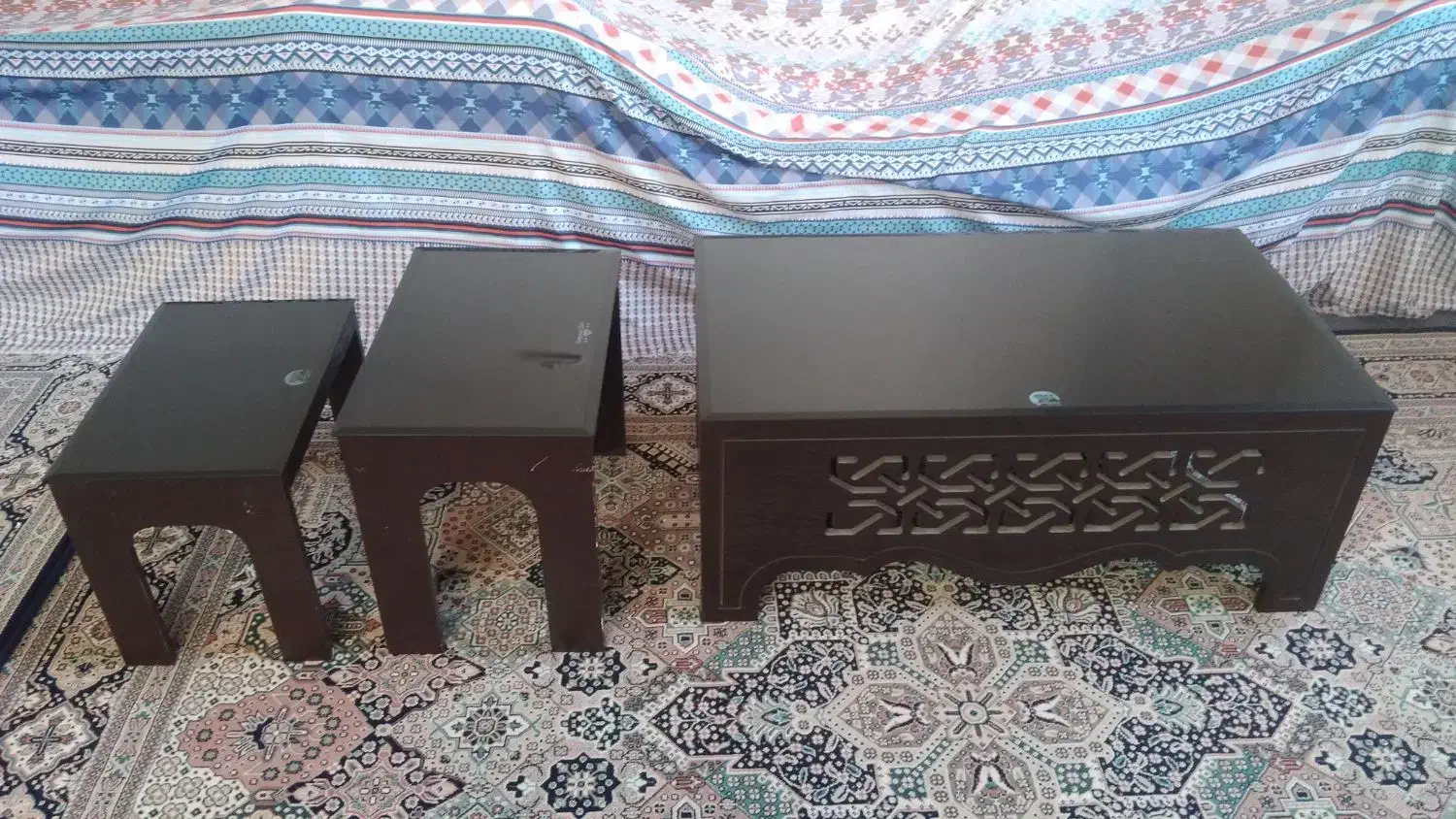 میز جلو مبلی همراه با عسلی|مبلمان خانگی و میز عسلی|پرهسر, |دیوار