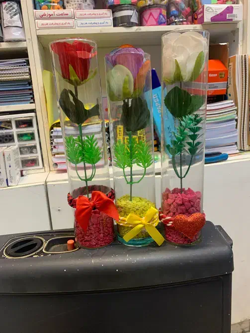 گل استوانه شیشه ای|گل مصنوعی|تهران, کیانشهر|دیوار