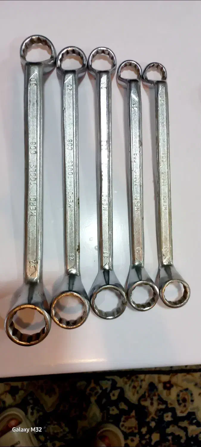 ۸ عدد آچار دو سر رینگی|ابزارآلات|تهران, فلسطین (میدان انقلاب)|دیوار