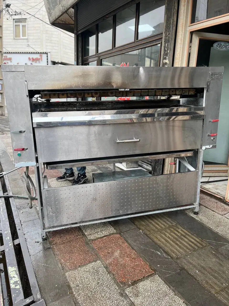 کباب پز تابشی سالاماندر 40سیخ اتوماتیک نگین دما|فروشگاه و مغازه|آفتاب, |دیوار