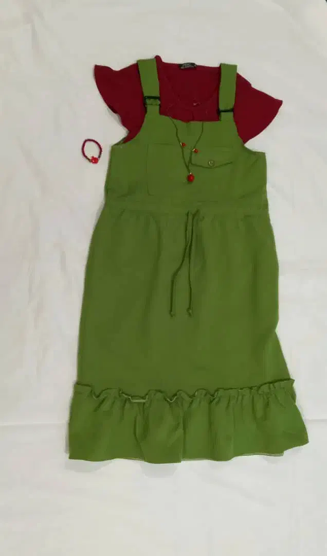 لباس سرهمی دخترونه یلدایی|لباس|بندر ماهشهر, |دیوار