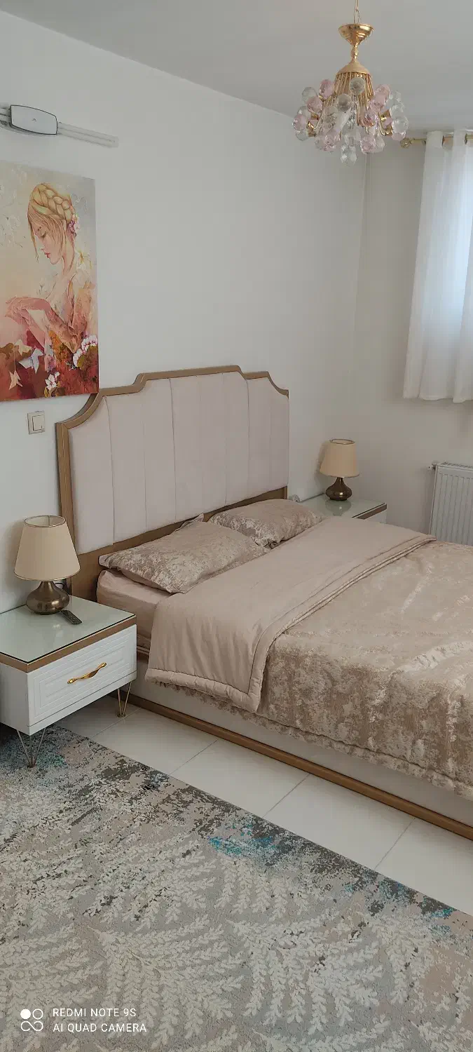 سرویس خواب سفید طلایی نو|تخت و سرویس خواب|شاهینشهر, خانه کارگر|دیوار