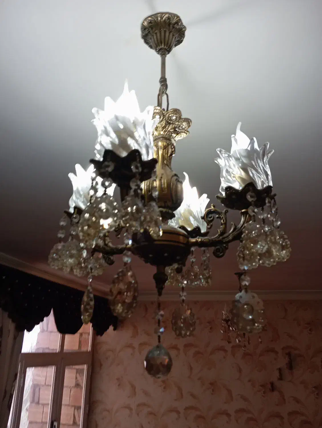 لوستر 4 شاخه|لوستر و چراغ آویز|تبریز, |دیوار