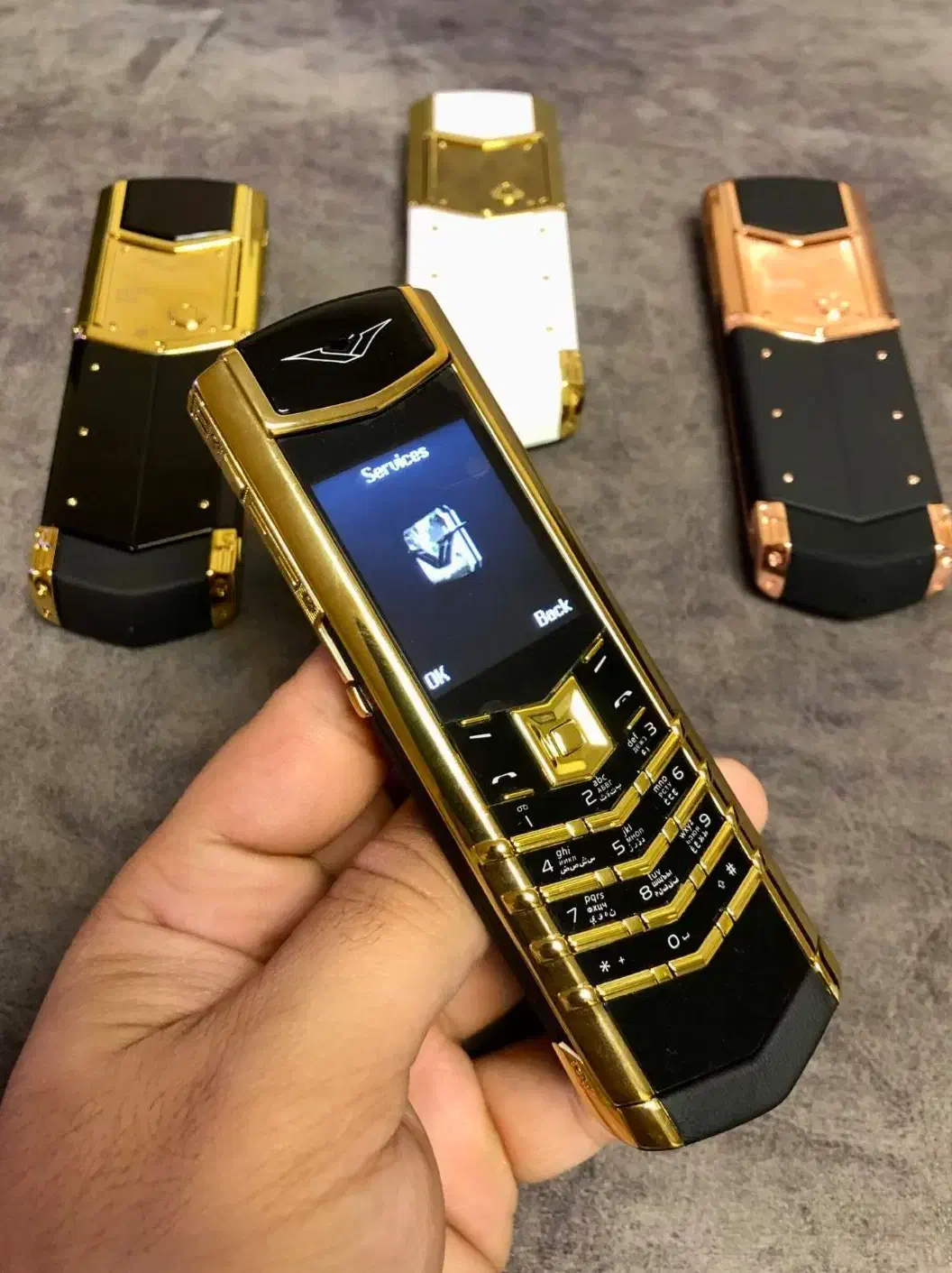 گوشی نوکیا ورتو vertu v10 k8 طلایی|موبایل|اصفهان, قلعه طبره|دیوار