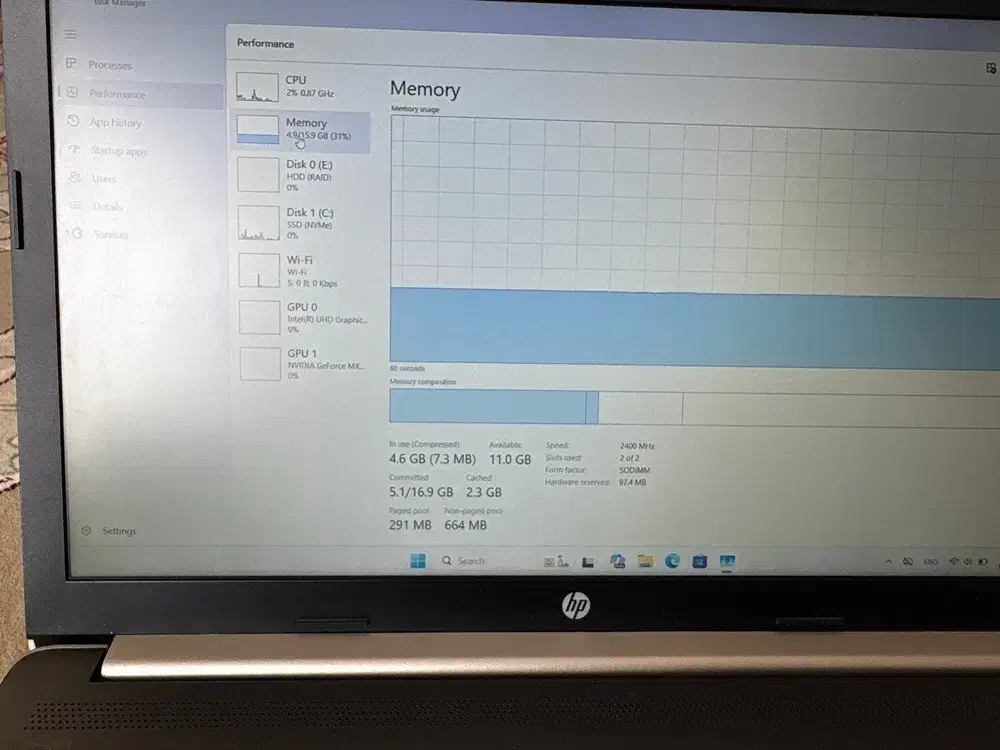 لب تاپ hp|رایانه همراه|کرج, کوی کارمندان شمالی|دیوار