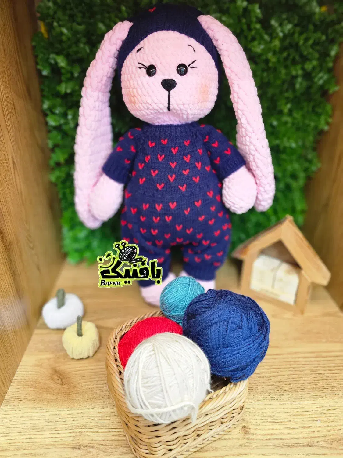 عروسک مخمل بافتنی خرگوش|اسباب‌‌بازی|رفسنجان, |دیوار