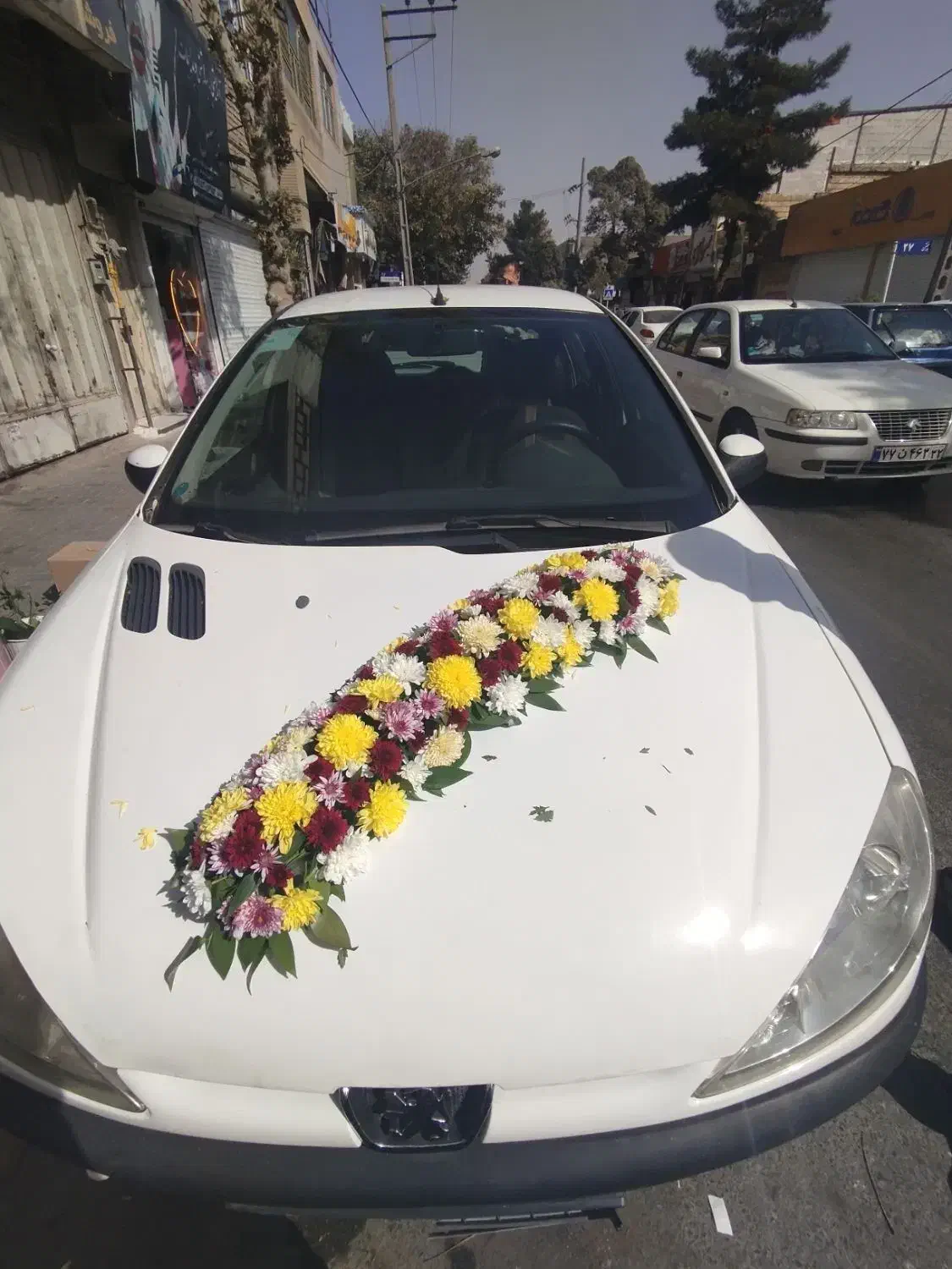ماشین عروس و دسته عروس|گل مصنوعی|مشهد, رده|دیوار