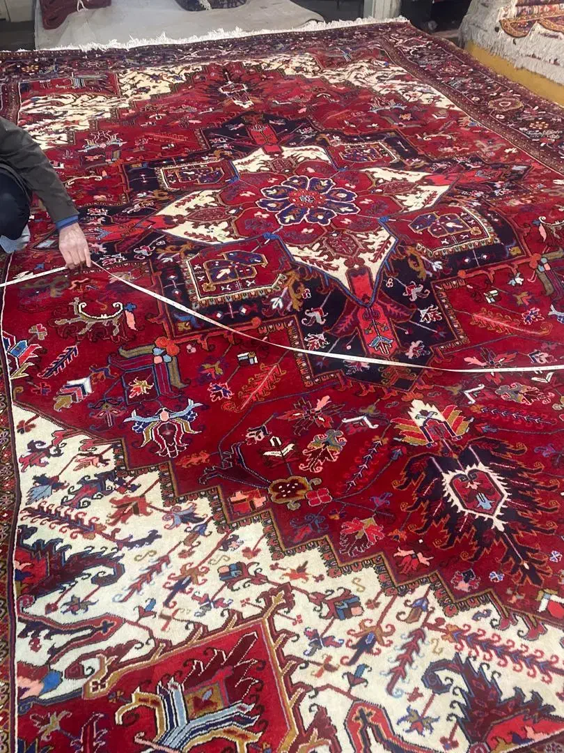 فرش هریس ۱۷ متری کارکرده در حد نو|فرش|صوفیان, |دیوار