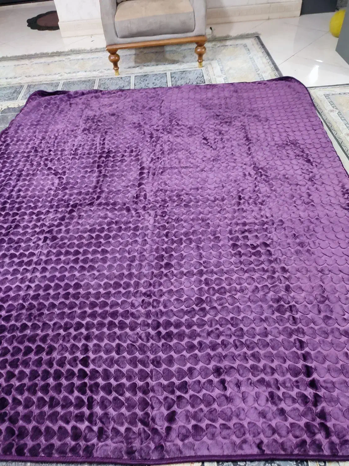 پتو گلبافت و پتو مسافرتی|رختخواب، بالش، پتو|ساوه, |دیوار