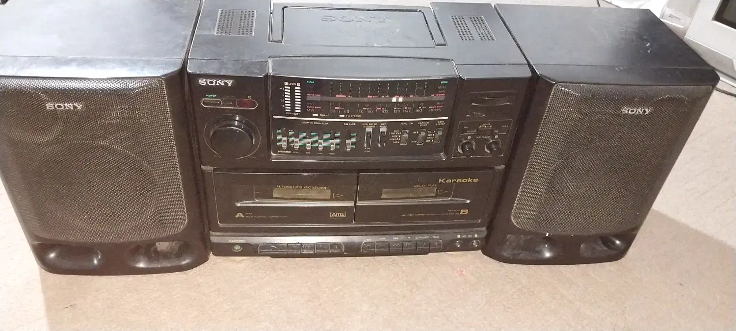 ضبط صوت قدیمی سونی|سیستم صوتی خانگی|اندیمشک, |دیوار