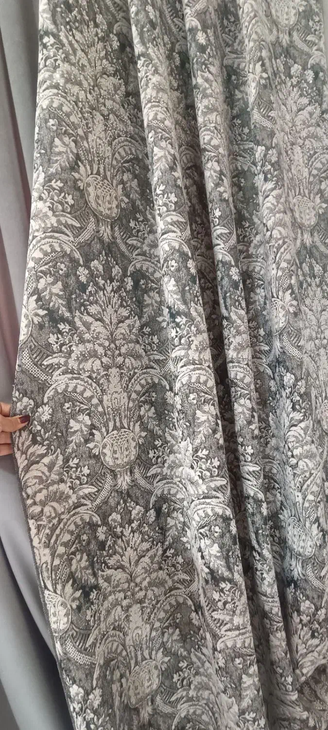 کنار پرده ای نگین کاری شده|پرده، رانر، رومیزی|زاهدان, |دیوار