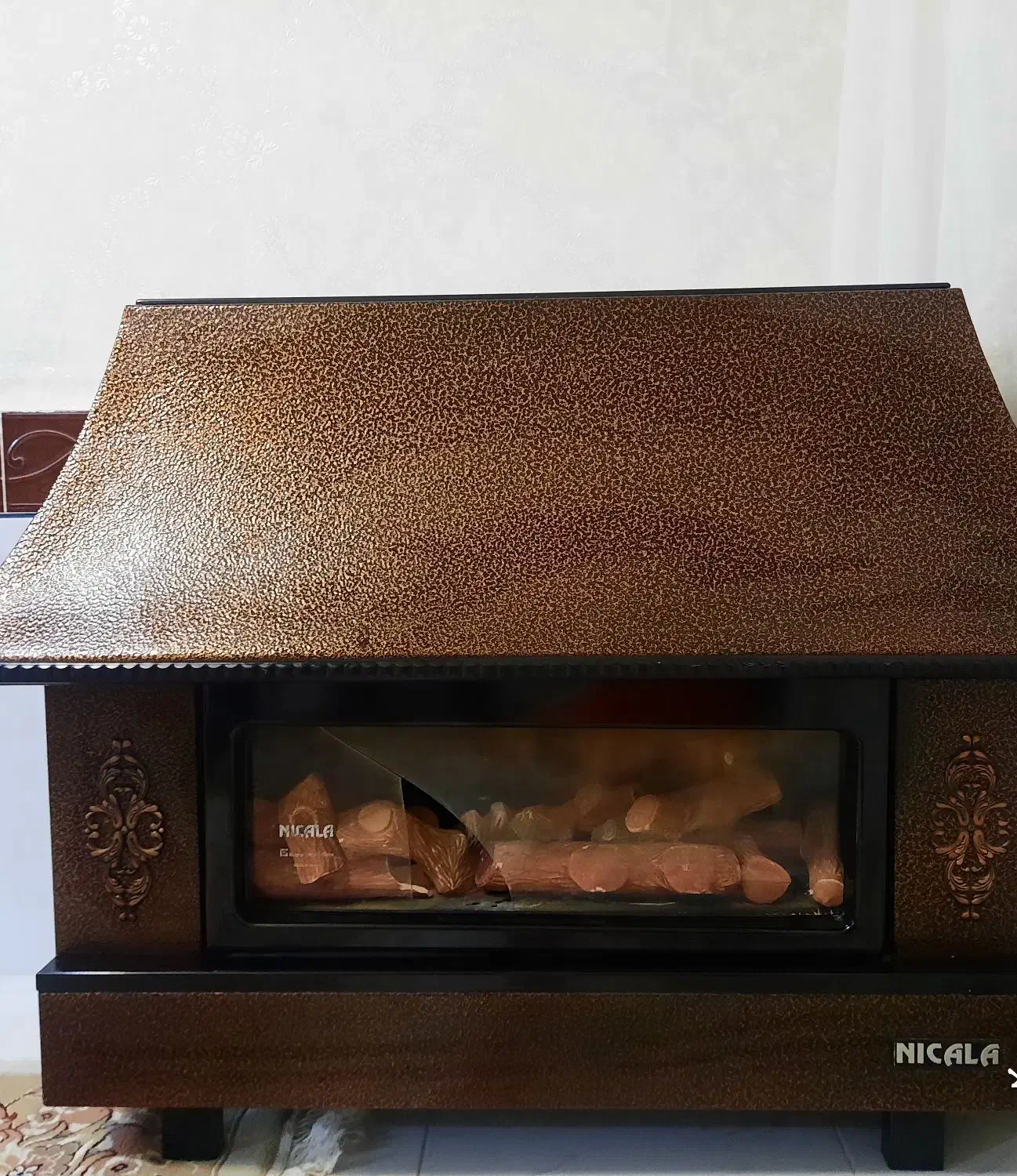 بخاری شومینه نیک کالا|بخاری، هیتر، شومینه|میاندوآب, |دیوار