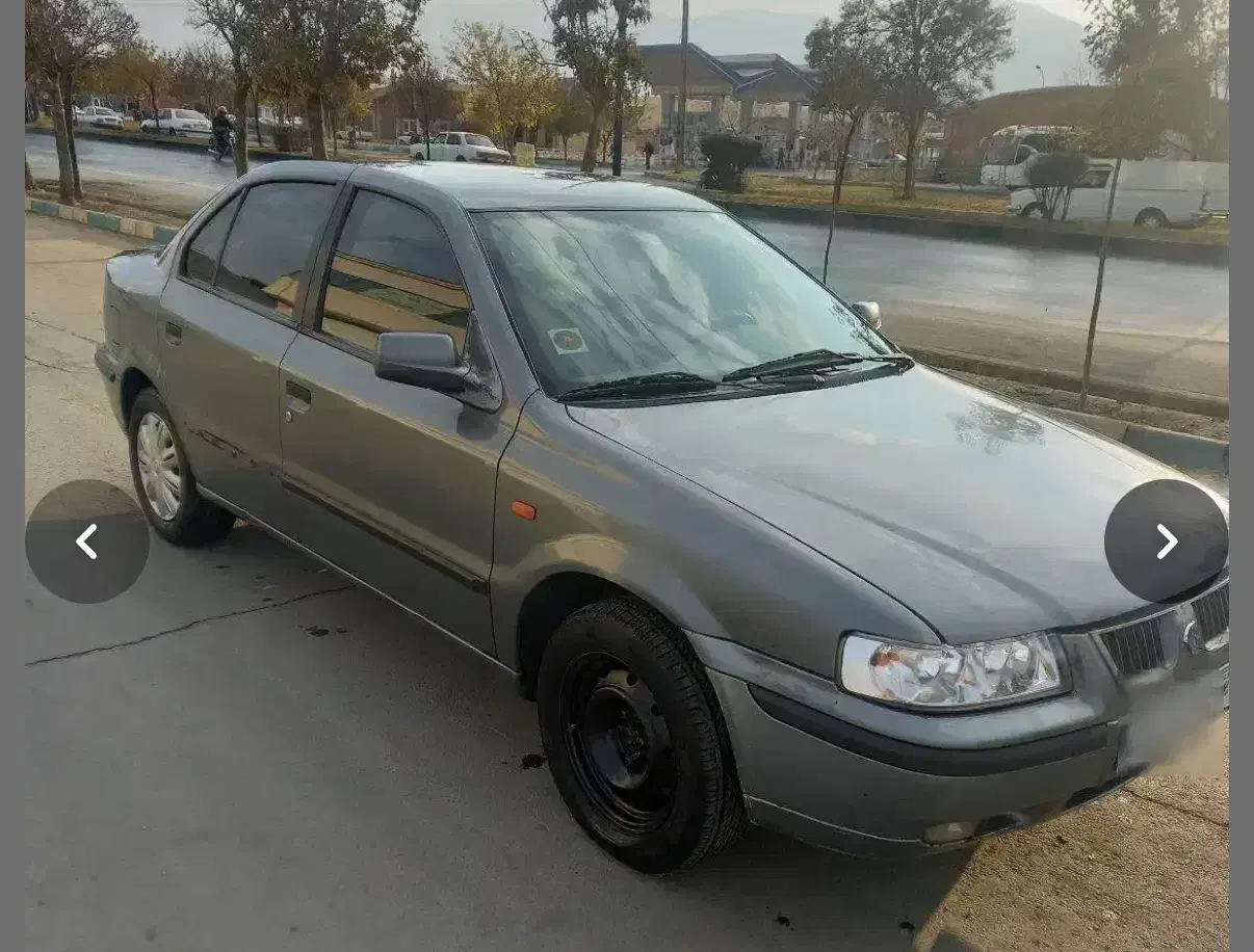 سمند ال ایکس خاکستری مدل ۸۵|خودرو سواری و وانت|همدان, |دیوار