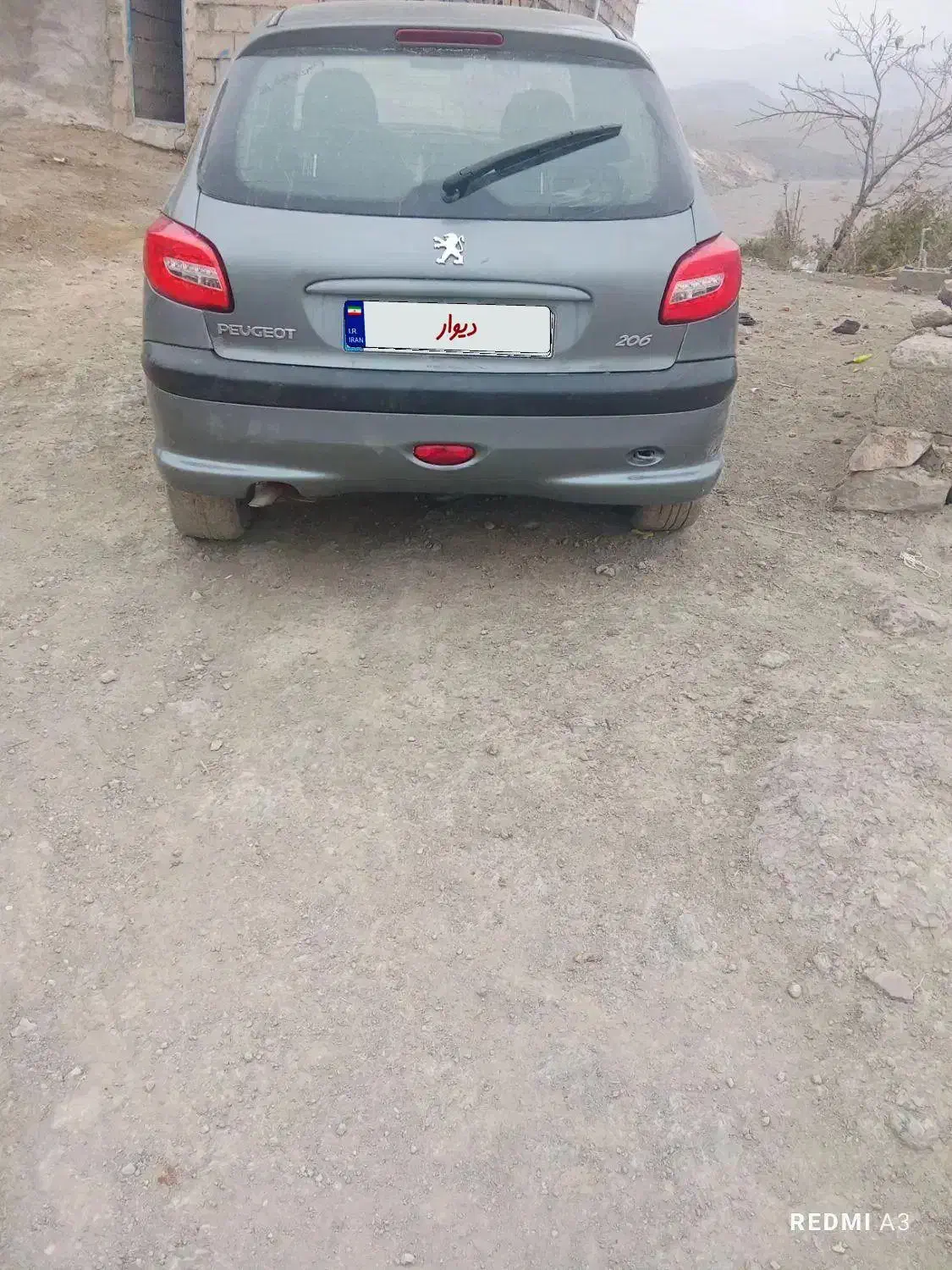 206خاکستری|خودرو سواری و وانت|اهر, |دیوار