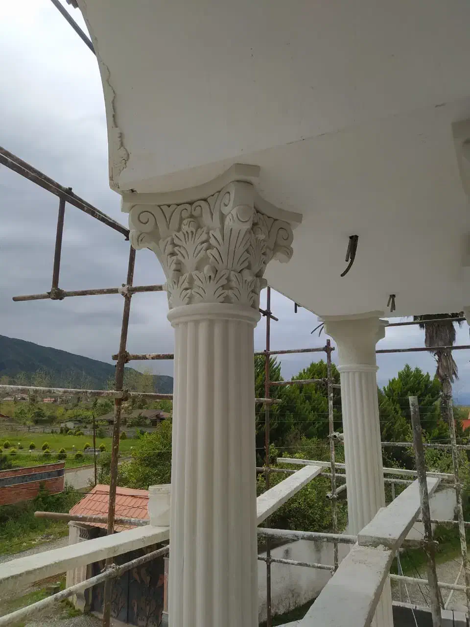 نمای سیمانی سیمانکاری نمای ویلا|خدمات پیشه و مهارت|نشتارود, |دیوار