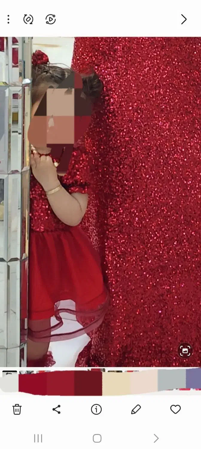 لباس شب یلدایی ست مادردختری باشنل|کفش و لباس بچه|تربتحیدریه, حسنی بالا|دیوار