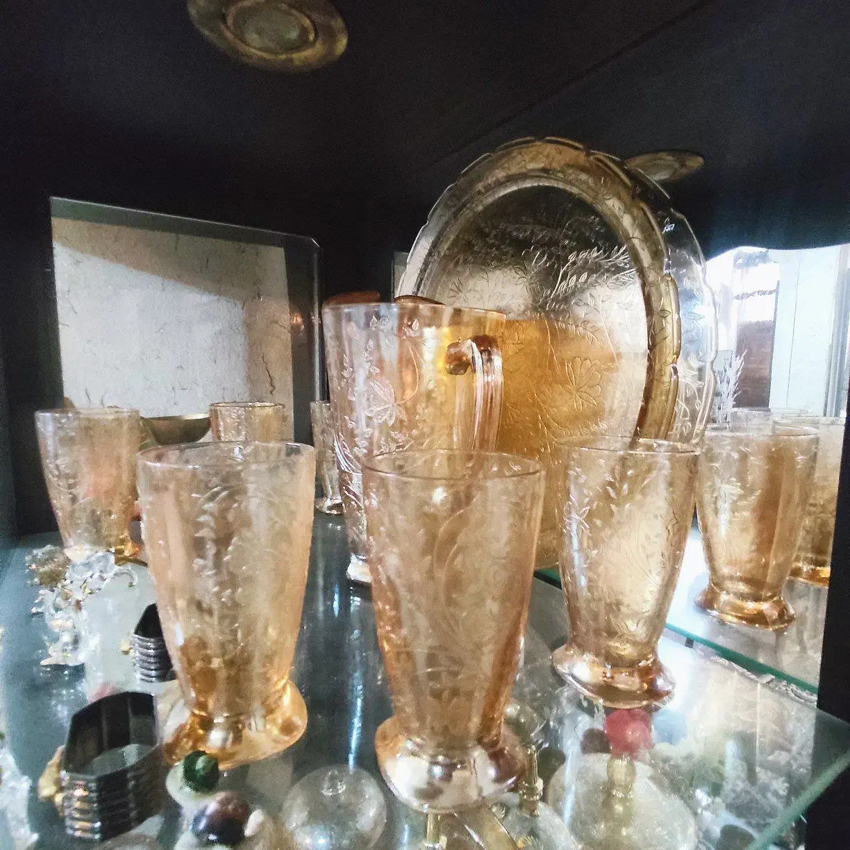 ظروف بسیار زیبا و آنتیک  خیلی خیلی قدیمی|کلکسیون اشیاء عتیقه|لاهیجان, جمهوری|دیوار