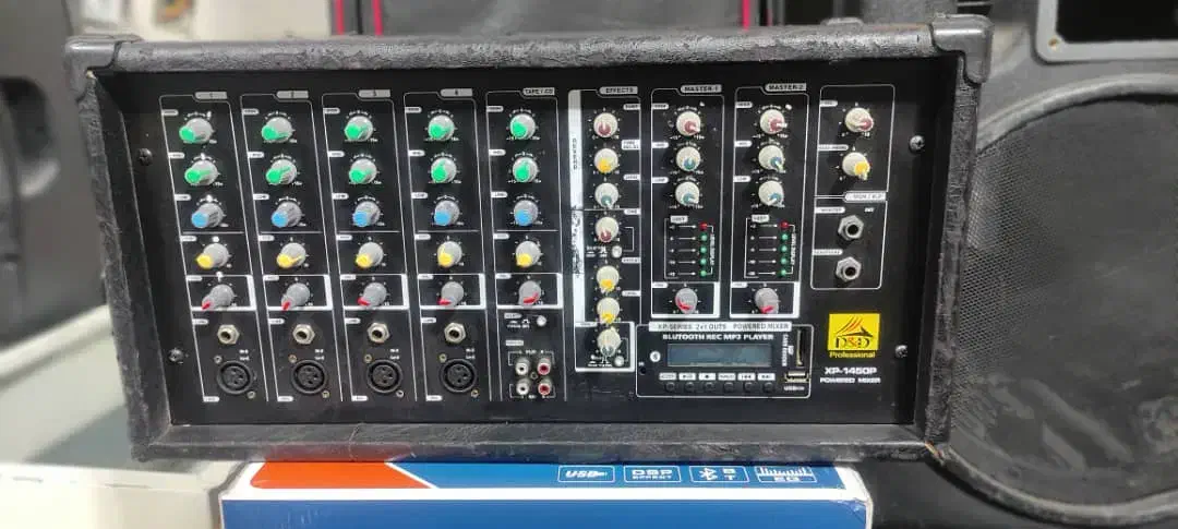 پاور میکسر  D&D دبل افکت پینگ پنگی دو آمپلی|سیستم صوتی خانگی|تهران, دهکده المپیک|دیوار