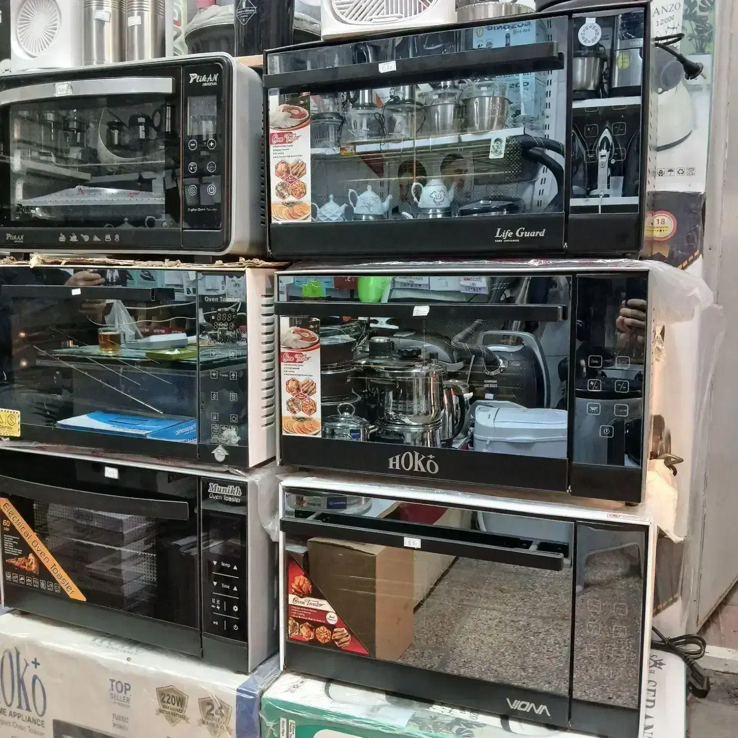 آون توستر لایفگارد فندار شیشه2جداره هوکوپلاس ویونا|اجاق گاز و لوازم برقی پخت‌وپز|مشهد, گلشور|دیوار