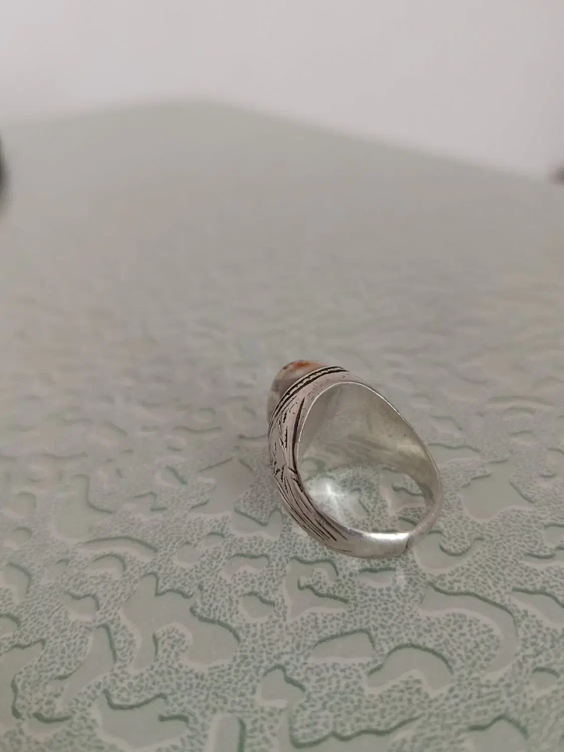 انگشتر باباقوری دست کوب|جواهرات|ایرانشهر, |دیوار