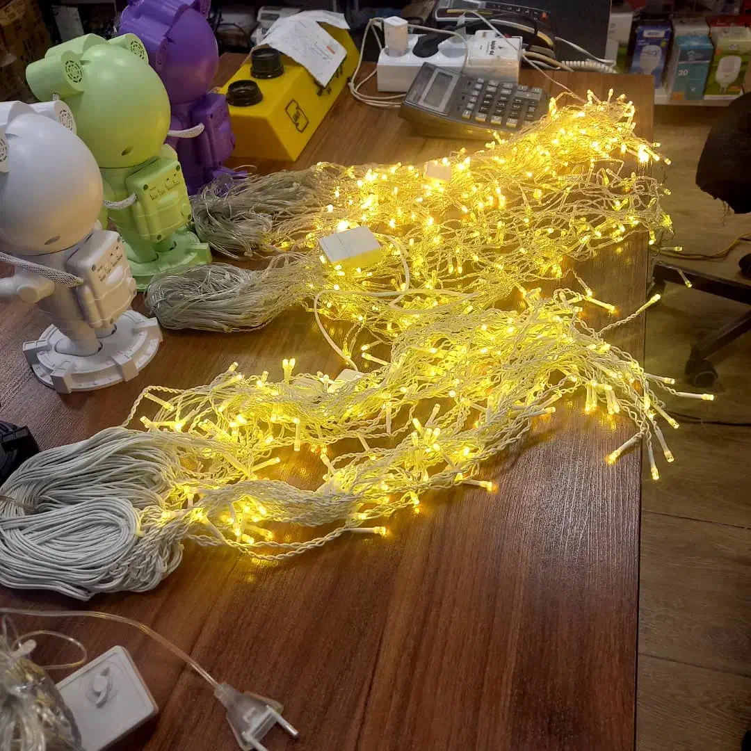 ریسه عربی متراژ بالا مناسب فضای باز|ریسه و چراغ تزئینی|شیراز, فخرآباد (دروازه کازرون)|دیوار