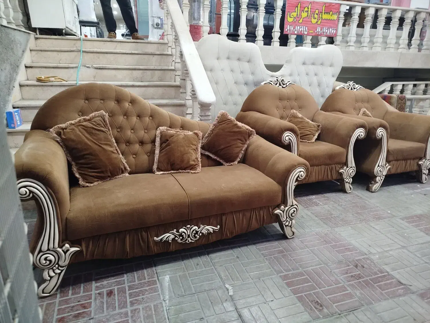 مبل 7نفره تهران جنس خوب|مبلمان خانگی و میز عسلی|جهرم, |دیوار