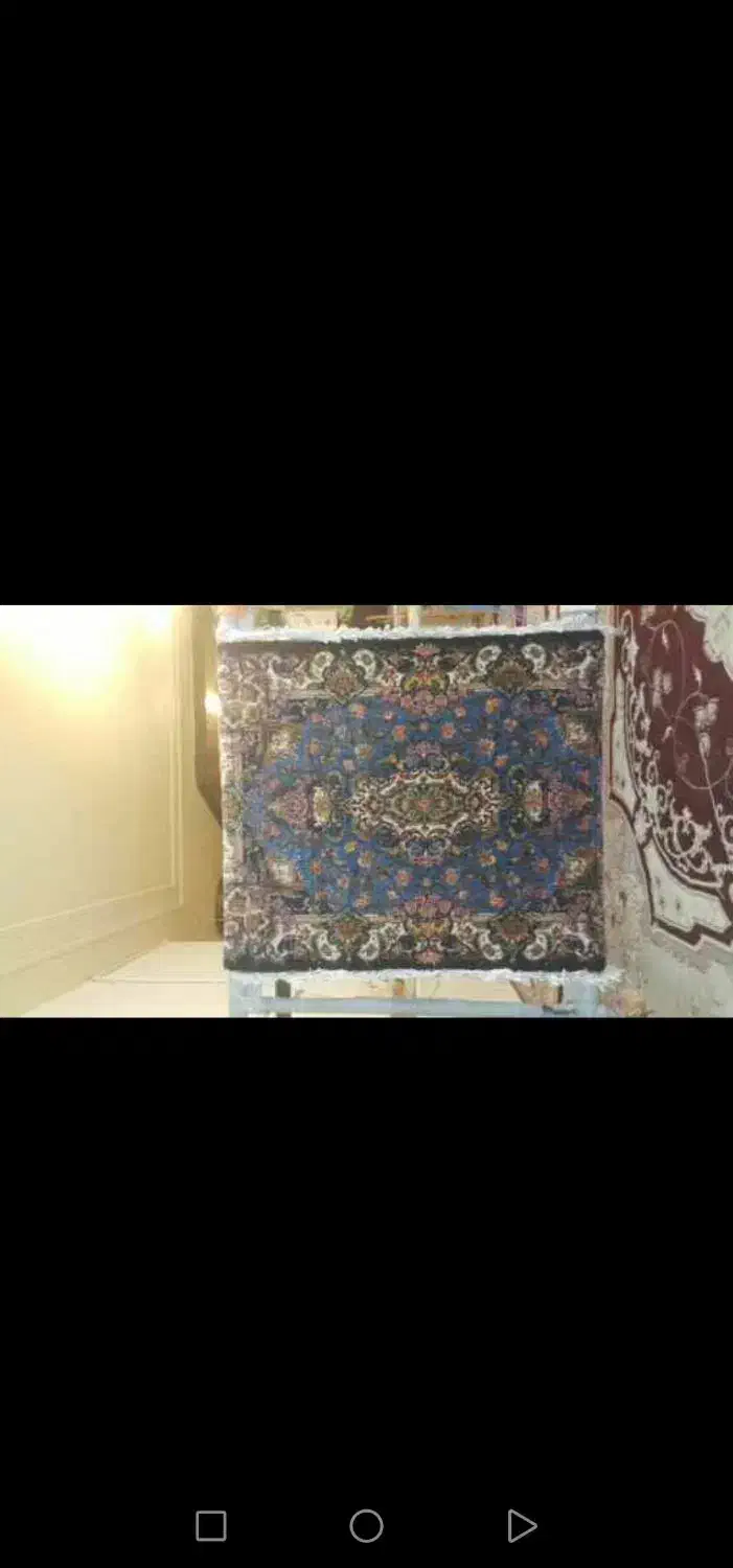 قالیچه ابریشم دست بافت|فرش|شهرکرد, |دیوار