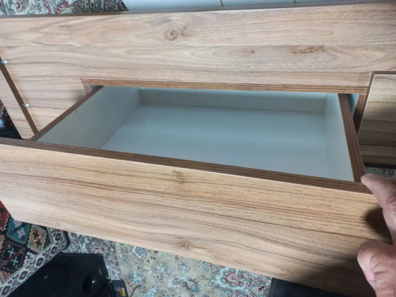 تخت خواب دونفره با خوشخواب نو کشو دار|تخت و سرویس خواب|مشهد, سجادیه|دیوار