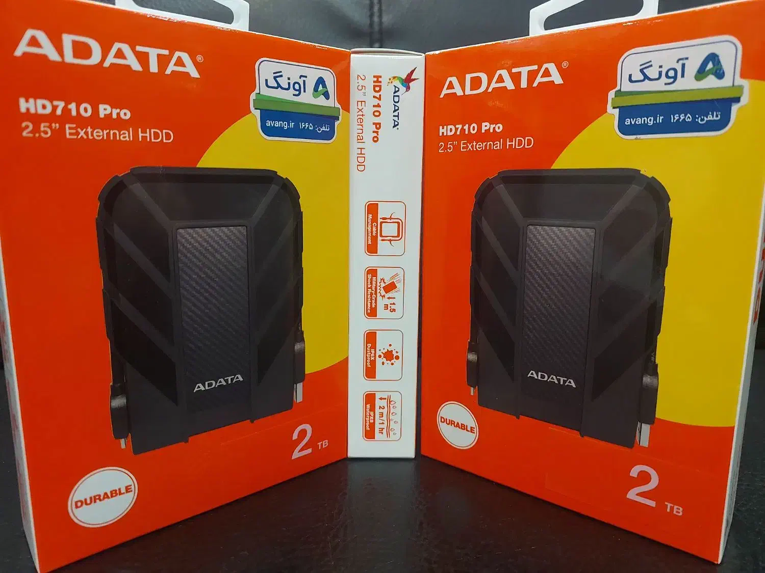 هارد اکسترنال دو ترابایت ای دیتا ADATA2TB|قطعات و لوازم جانبی رایانه|تهران, فلسطین (میدان انقلاب)|دیوار