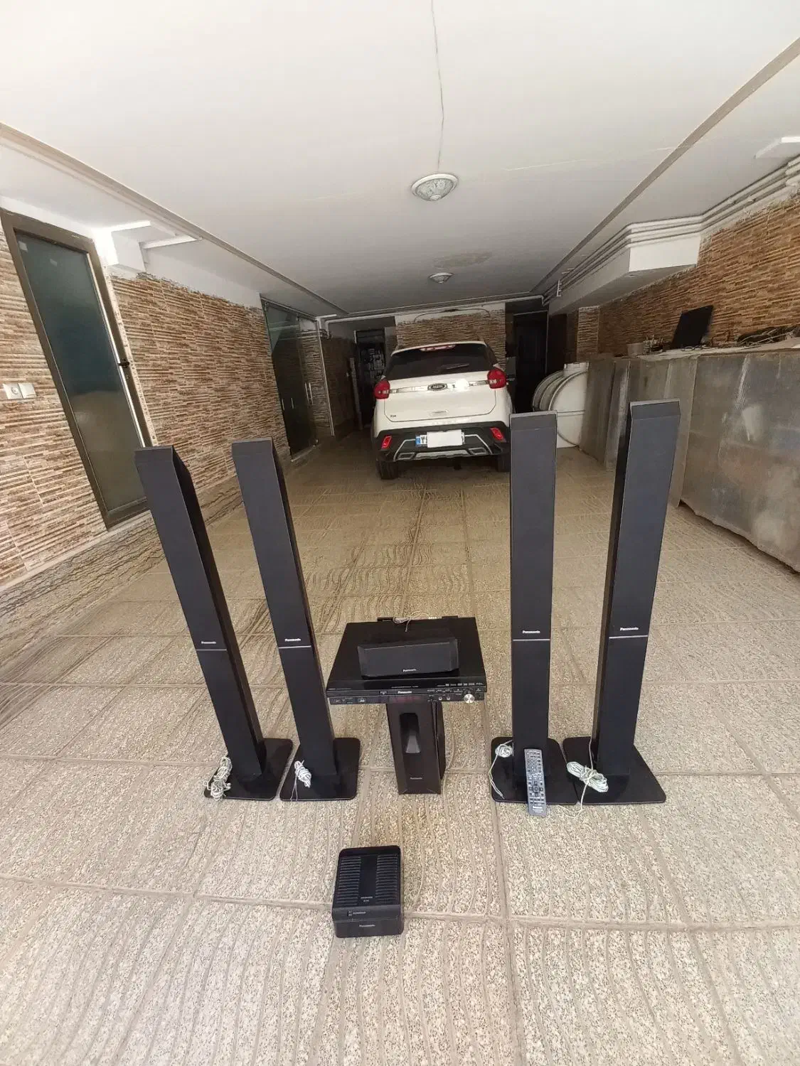 سینما پاناسونیک وایرلس( بیسیم)|سیستم صوتی خانگی|کرمان, |دیوار