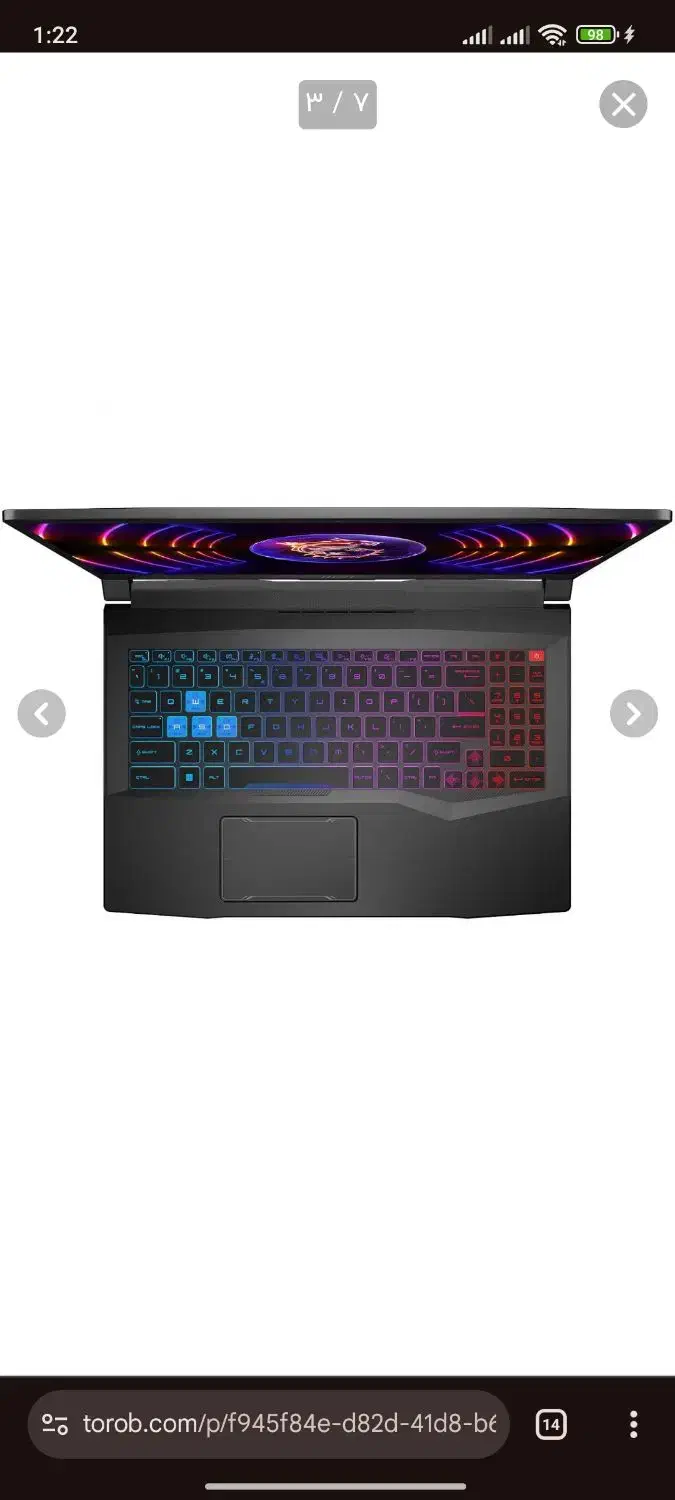 لپ تاپ MSI katana 15 A12VE|رایانه همراه|تهران, ایران|دیوار