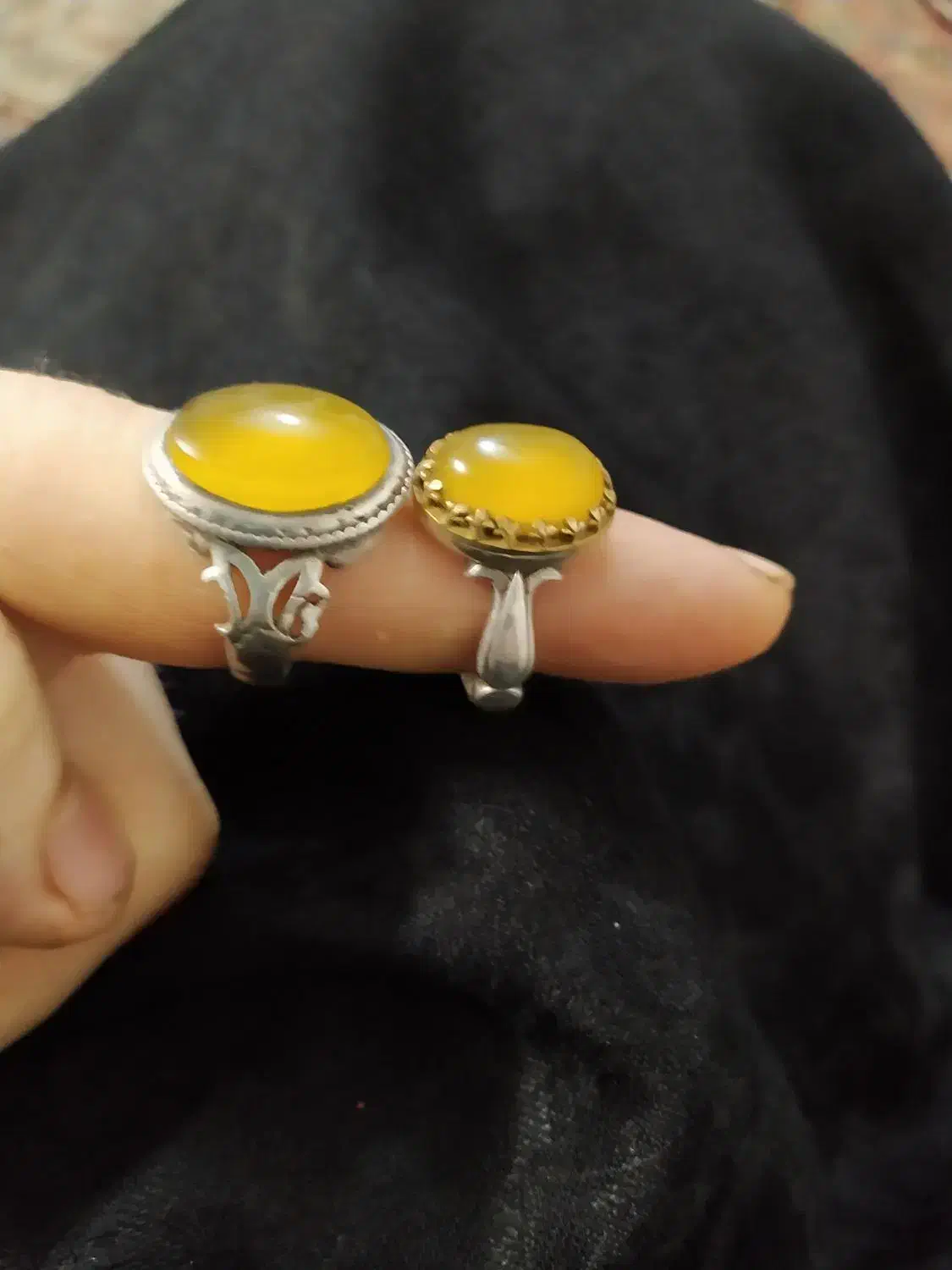 انگشتر نقره مردانه معاوضه با انگشتر فیروزه زنانه|جواهرات|مشهد, امیرآباد|دیوار