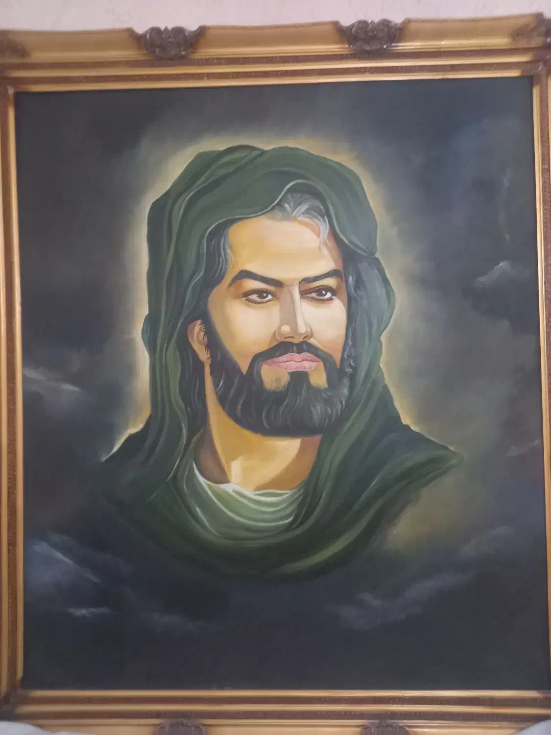 تابلو بوم قاب عکس نقاشی امام حسین (ع)|تابلو، نقاشی، عکس|شیراز, معالی‌آباد|دیوار