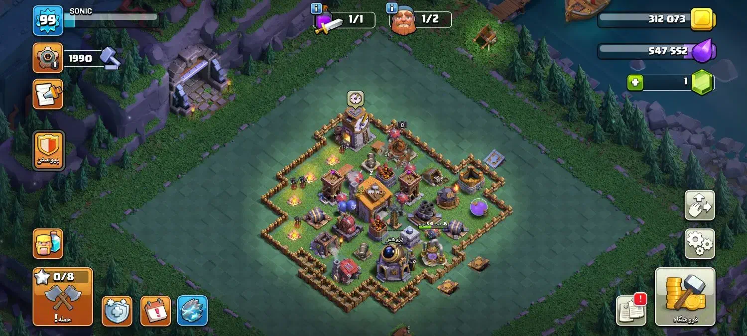 اکانت کلش تالار ۱۲|کنسول، بازی ویدئویی و آنلاین|شیروان (خراسان), |دیوار